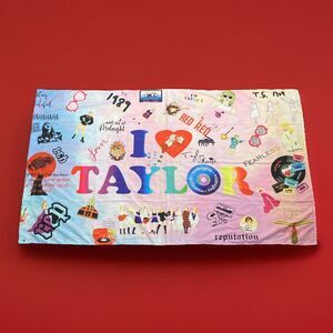Taylor Swift I Love Taylor Album Fan Music Home Decor Tapestry Banner